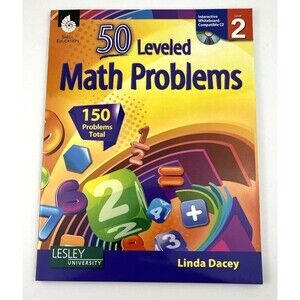 50 Leveled Math Problems Ser.: 50 Leveled Math Problems Level 2 by Linda...